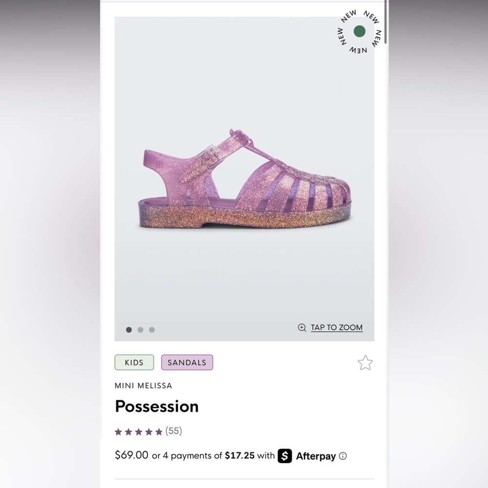 Mini Melissa possession Shoes